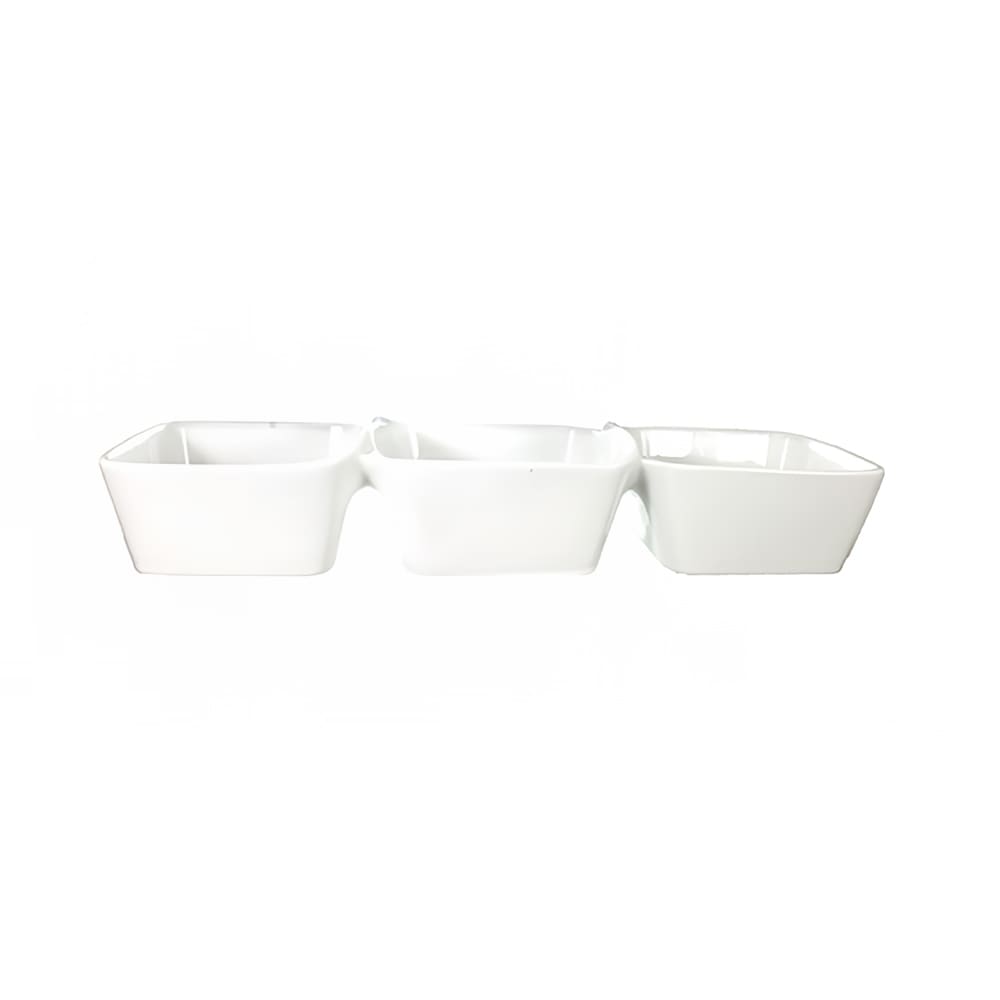 ITI 30 oz Rectangular Elite™ Bowl Dish - Porcelain, Bright White (EL-333)