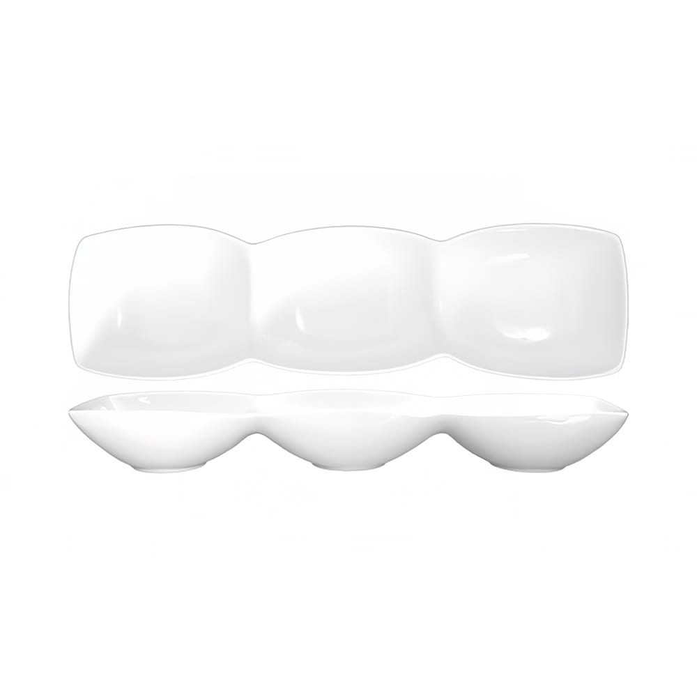 ITI 21 oz Rectangular Bowl Platter - Porcelain, Bright White (FA3-165)