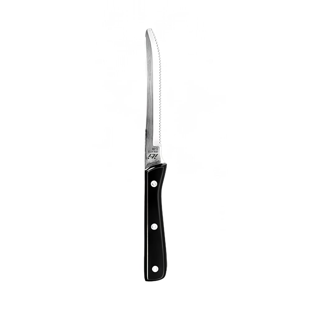 ITI 9 1/4" Steak Knife - Stainless Steel w/ Black Bakelite Handle (IFK-413)