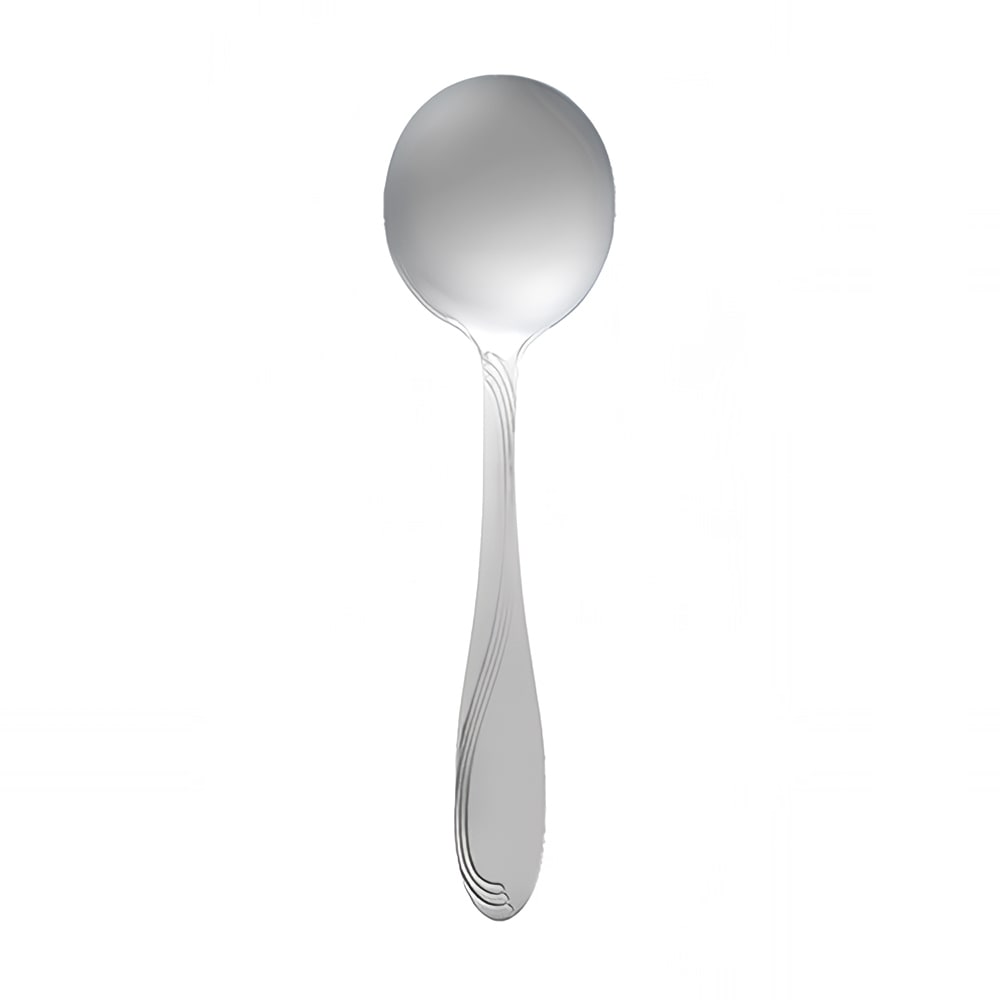 ITI 5 7/8" Bouillon Spoon with 18/0 Stainless Grade, Wave Pattern (WAV-113)