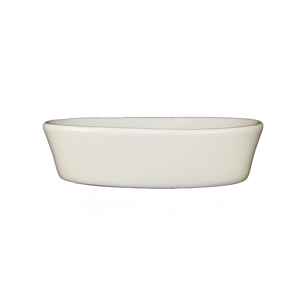 ITI 14 oz. Oval, Oven Baking Dish - Ceramic, American White (OB-7)
