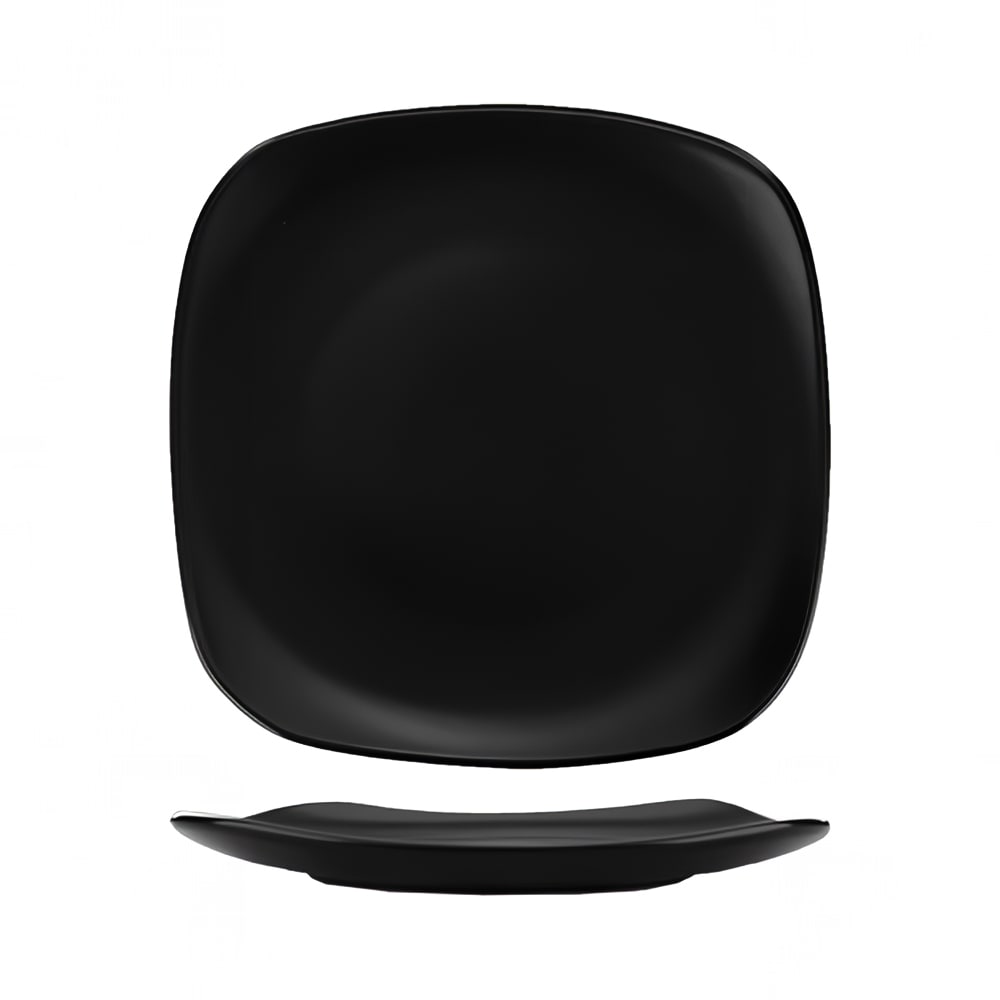 ITI 11 5/8" Square Quad™ Plate - Porcelain, Matte Black (QP-20-MB)