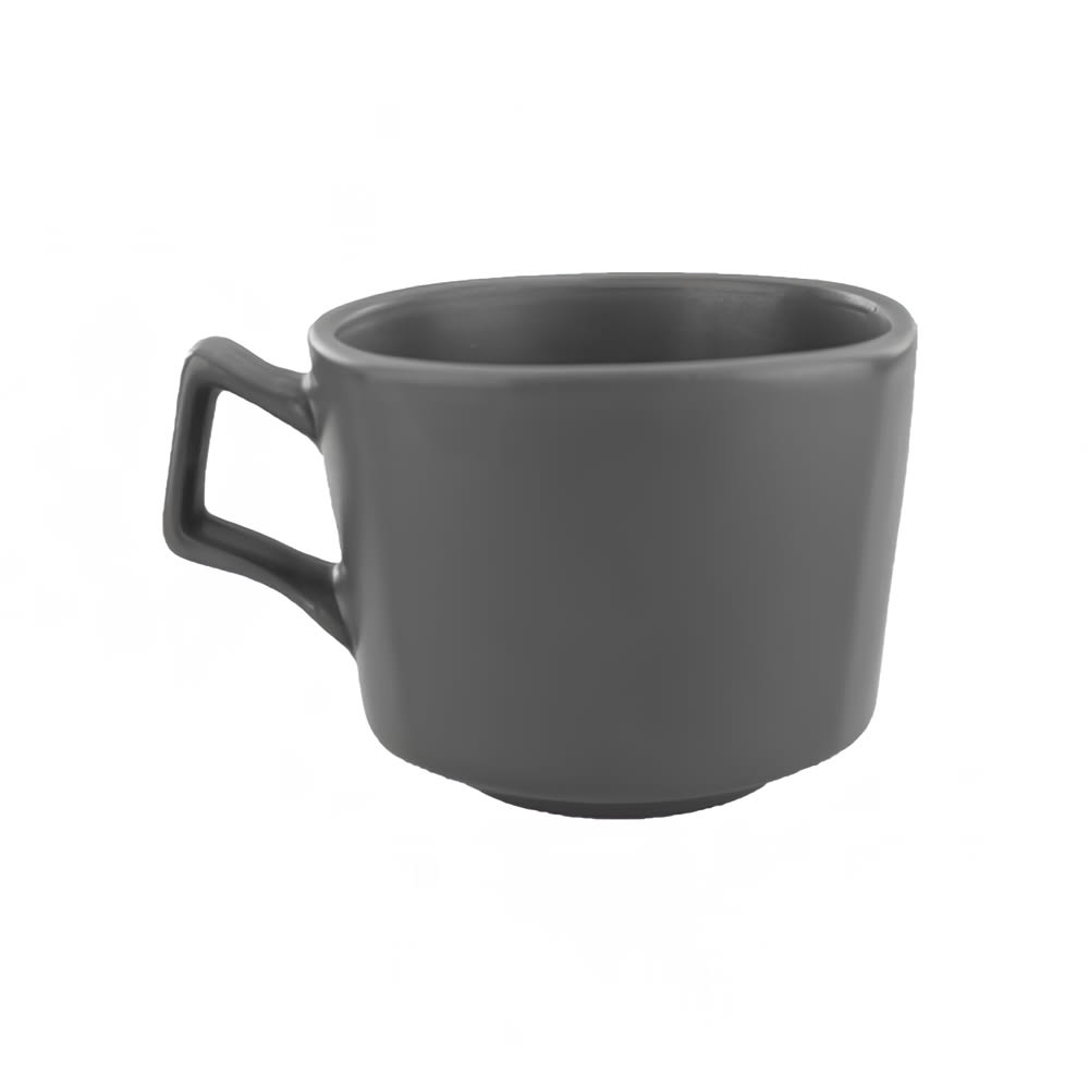 ITI 8 oz Quad™ Cup - Porcelain, Matte Gray (QP-23-MG)