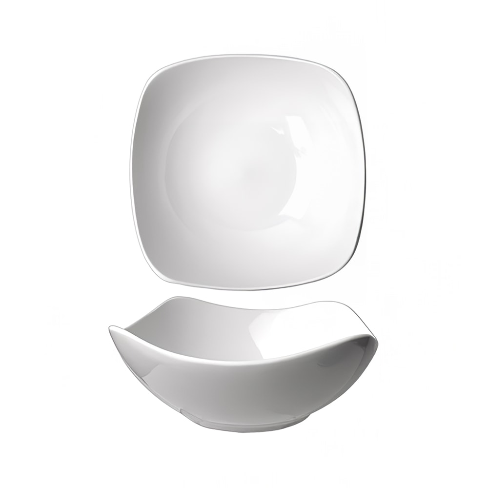 ITI 26 oz Square Quad™ Bowl - Porcelain, European White (QP-24)