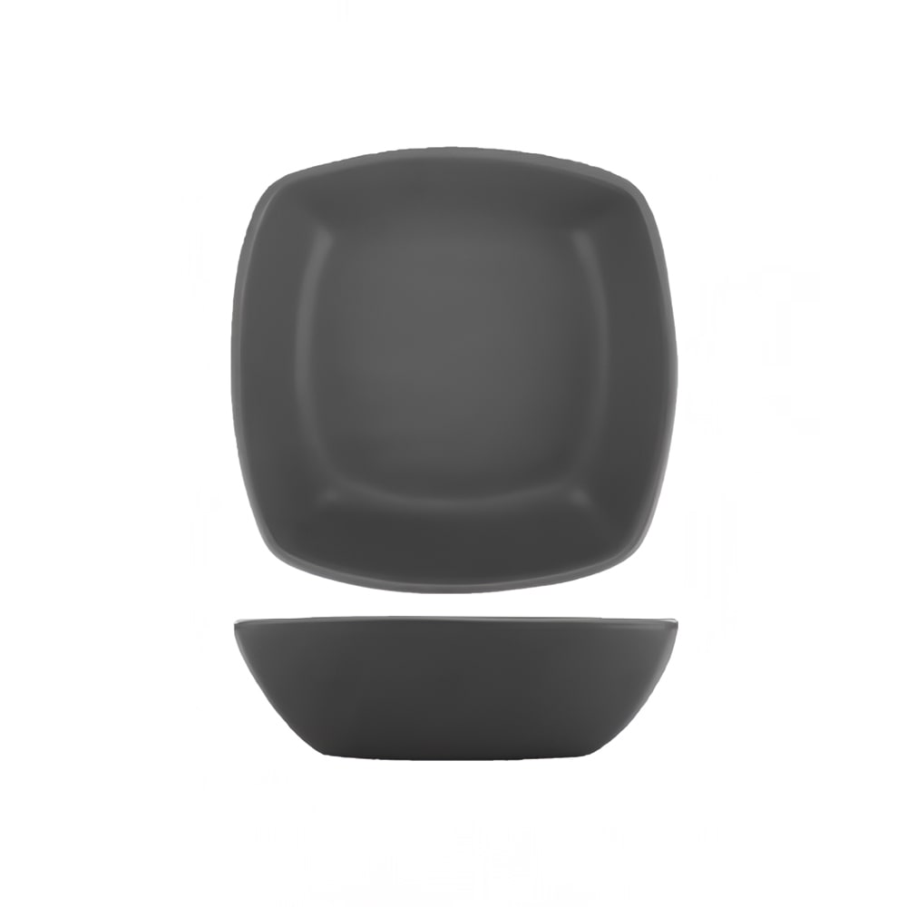 ITI 28 oz Square Quad™ Bowl - Porcelain, Matte Gray (QP-33-MG)