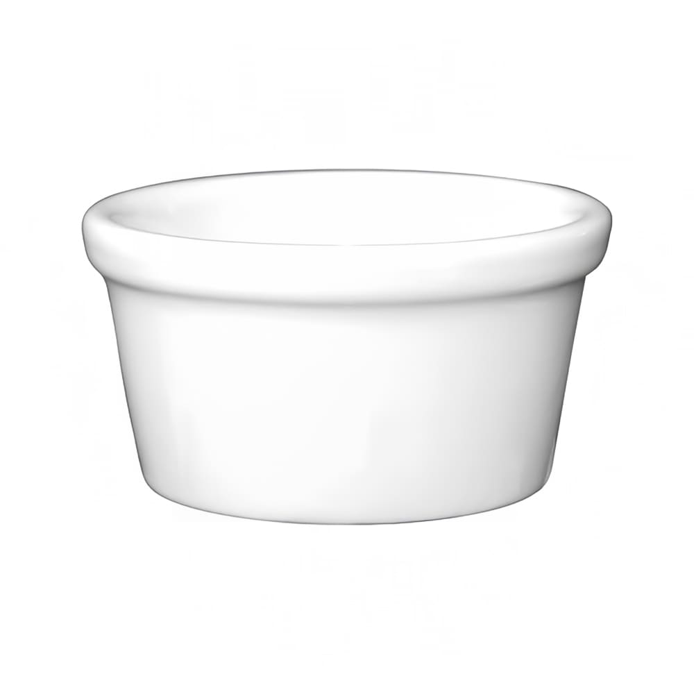 ITI 2 1/2 oz Ramekin - Porcelain, European White (RAM-25-EW)