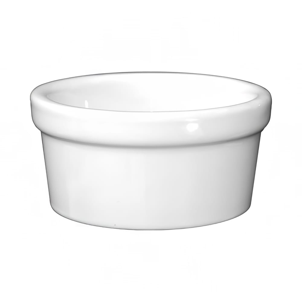 ITI 3 1/2 oz Ramekin - Porcelain, European White (RAM-35-EW)
