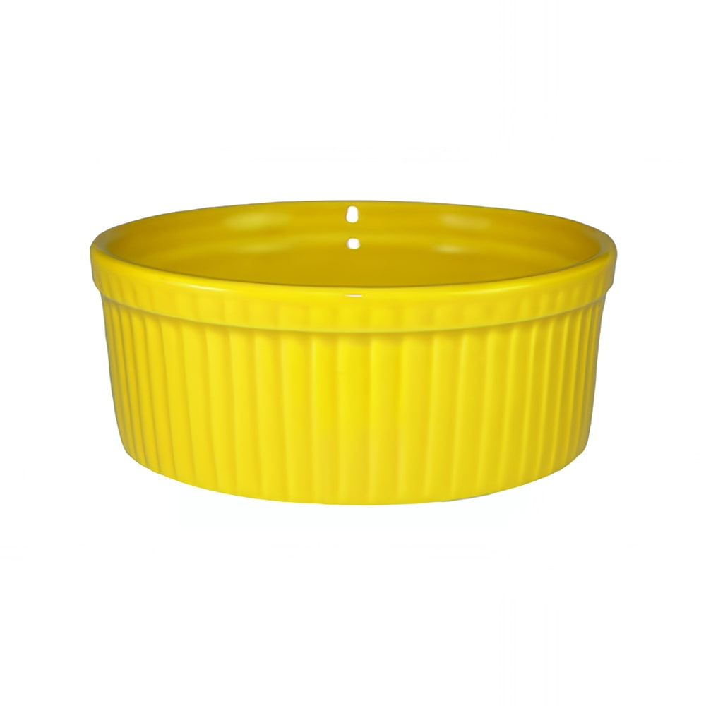 ITI 8 oz Cancun™ Ramekin - Ceramic, Yellow (RAMF-10-Y)