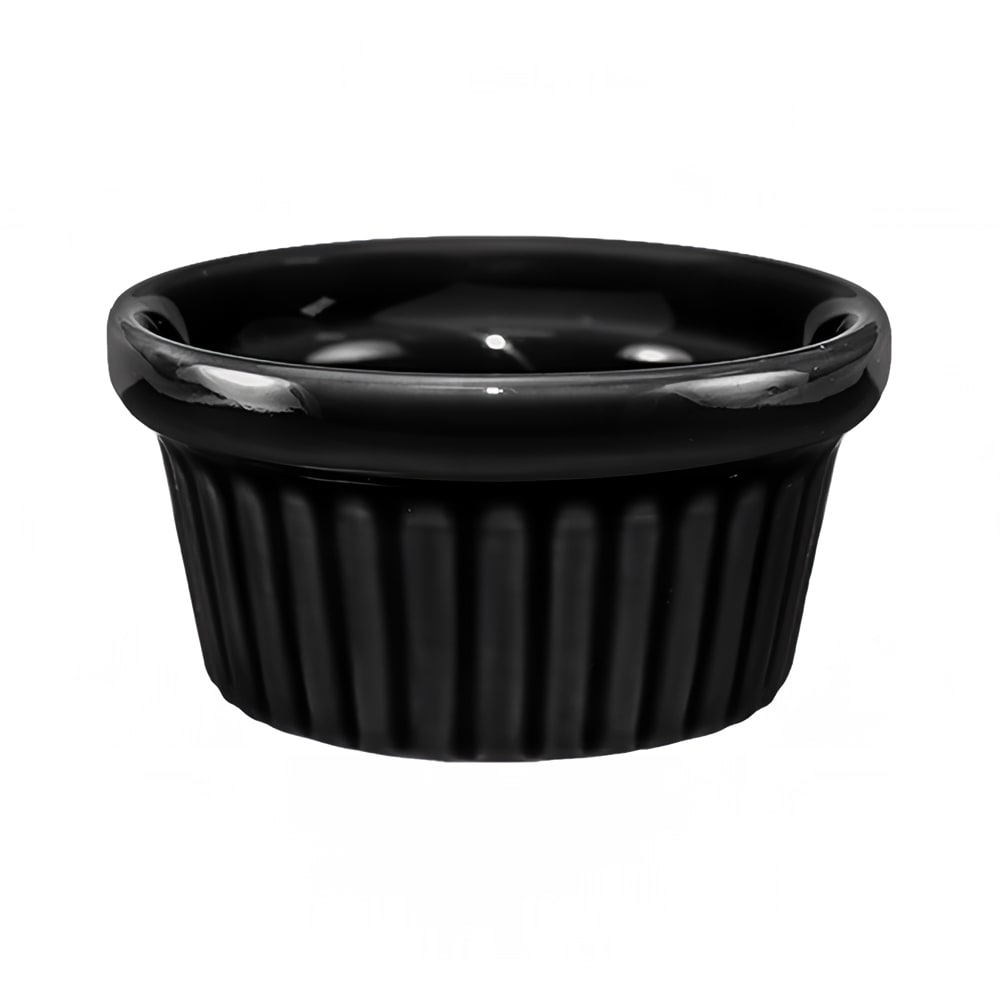 ITI 2 oz Cancun™ Ramekin - Ceramic, Black (RAMF-2-B)
