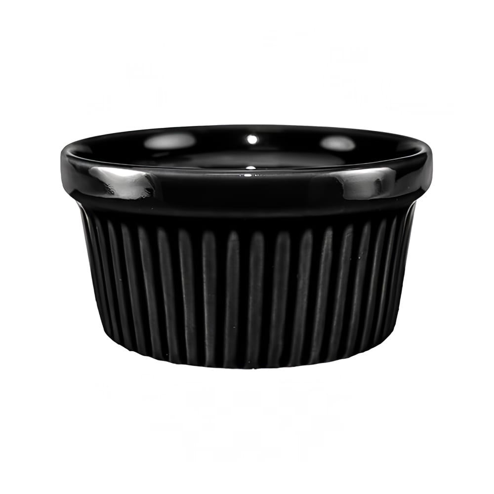 ITI 3 oz Buffet Ramekin - Ceramic, Black (RAMF-3-B)