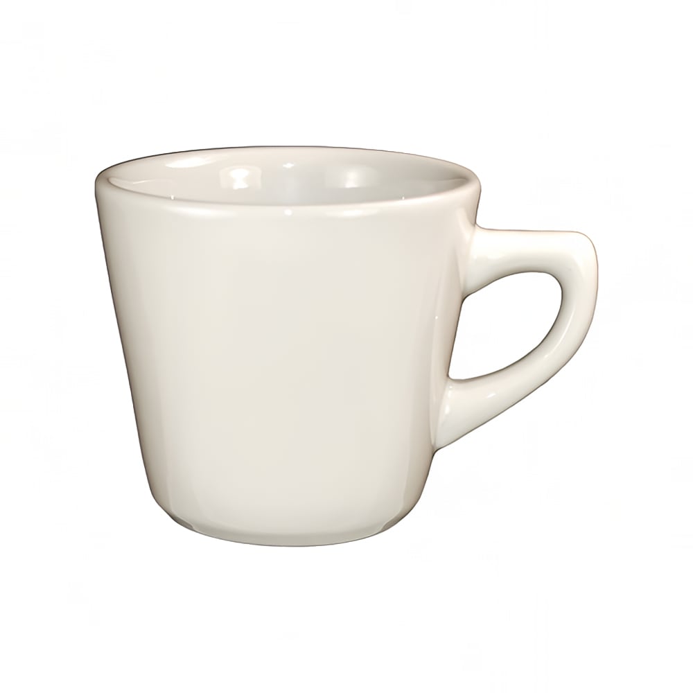 ITI 7 oz Roma™ Cup - Ceramic, American White (RO-1)