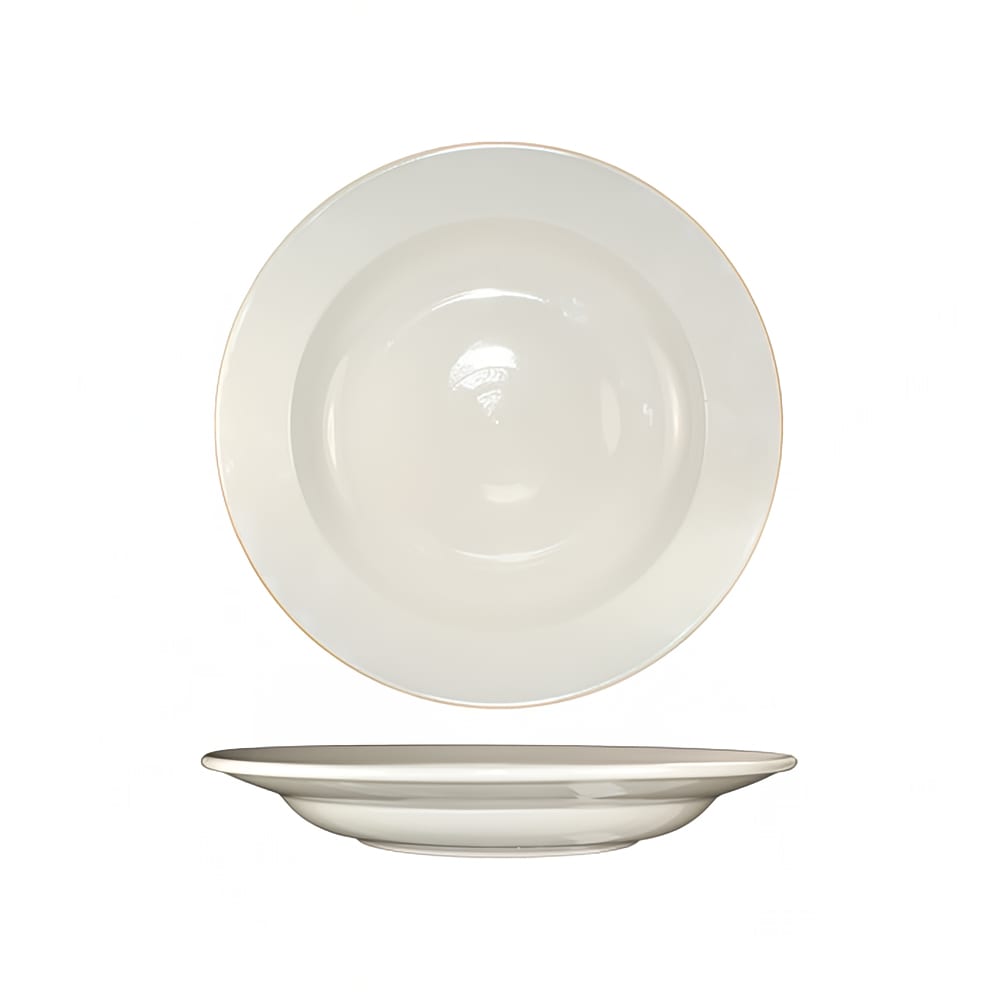 ITI 16 oz Round Roma™ Pasta Bowl - Ceramic, American White (RO-116)