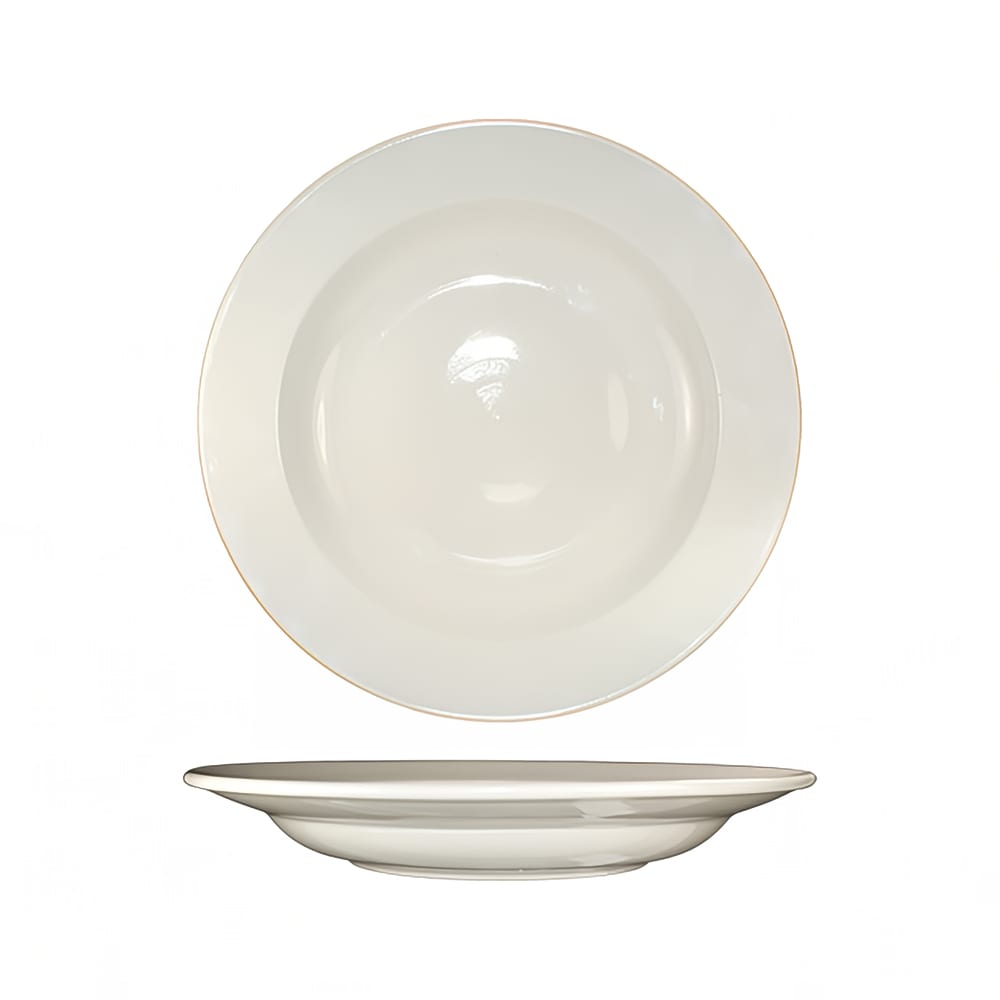 ITI 26 oz Round Roma™ Pasta Bowl - Ceramic, American White (RO-125)