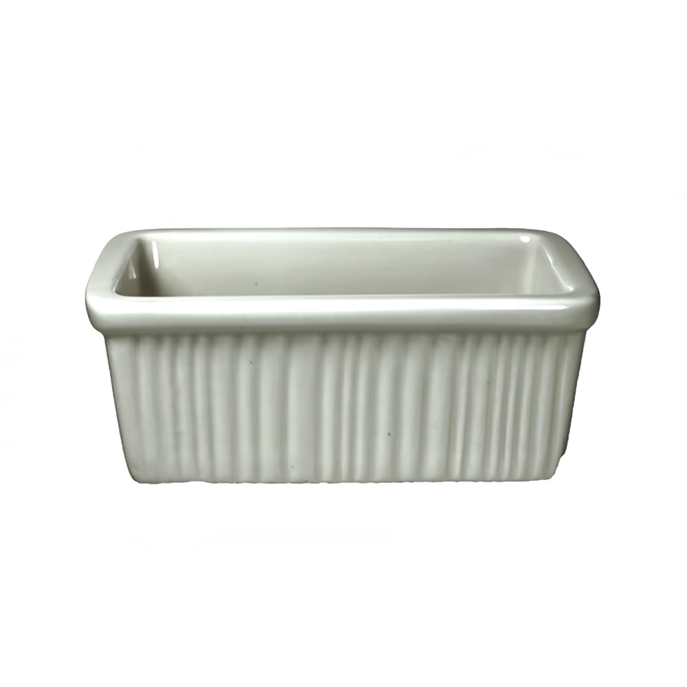 ITI Rectangular Sugar Caddy - Ceramic, White (RO-226-AW)
