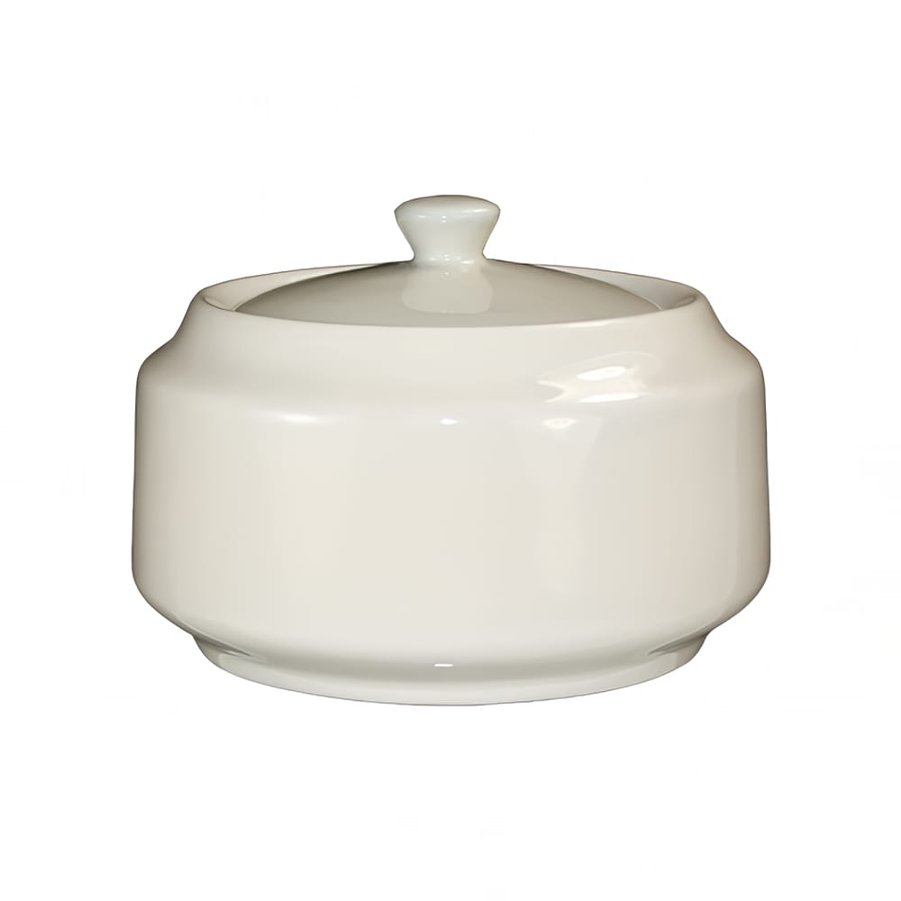 ITI 14 oz Roma™ Sugar Container - Ceramic, American White (RO-61)