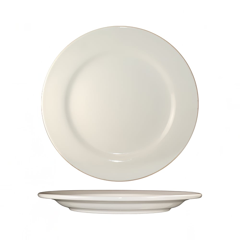 ITI 9" Round Roma™ Plate - Ceramic, American White (RO-8)