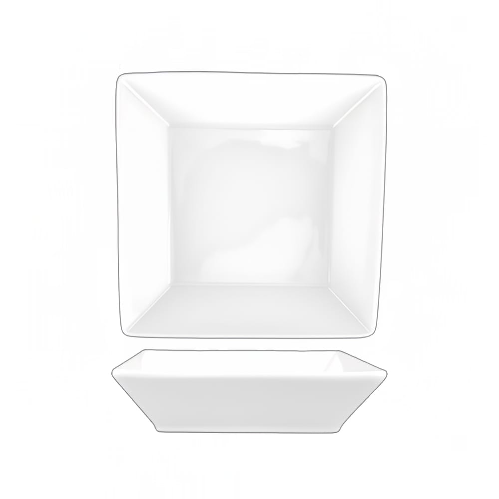 ITI 46 oz Square Slope™ Bowl - Porcelain, Bright White (SP-88)