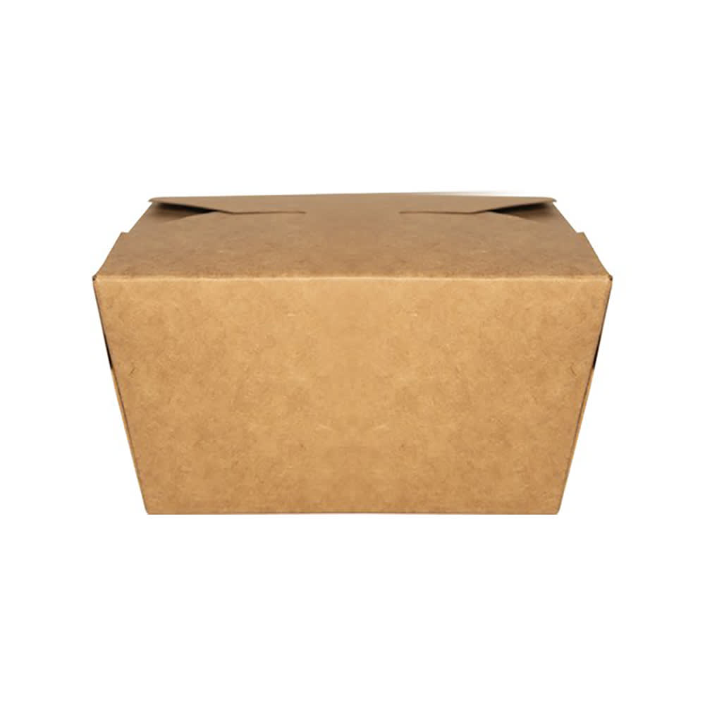 ITI 71 oz Kraft Microwavable Folded Paper # 3 Take-Out (TG-KB-#3)