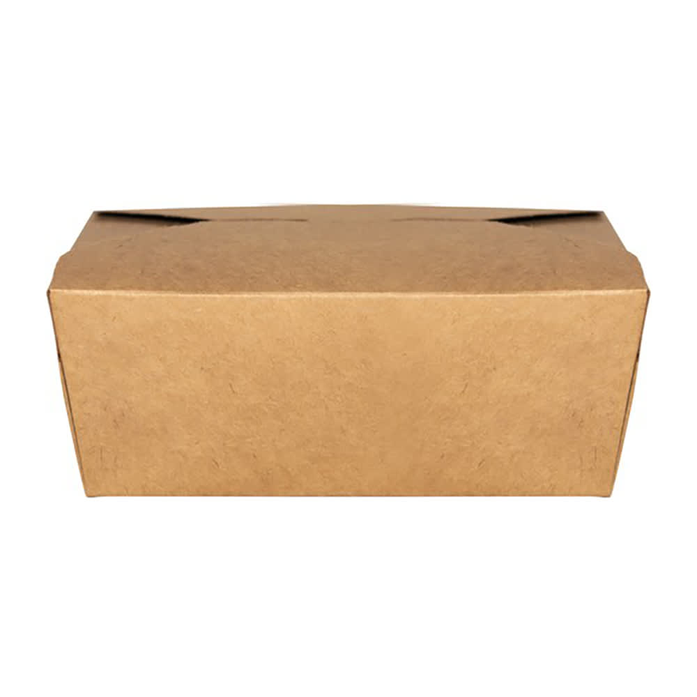 ITI 112 oz Kraft Microwavable Folded Paper # 4 Take-Out (TG-KB-#4)