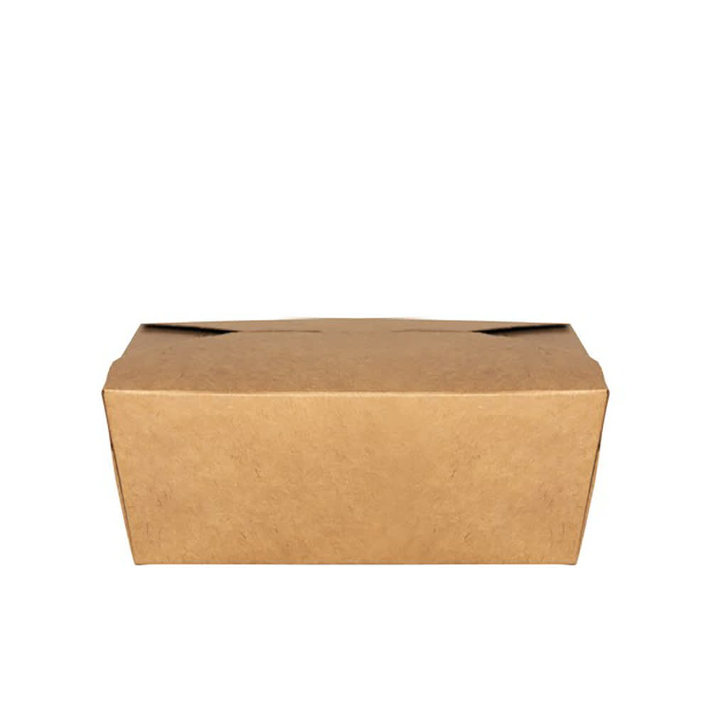 ITI 45 oz Kraft Microwavable Folded Paper # 8 Take-Out (TG-KB-#8)