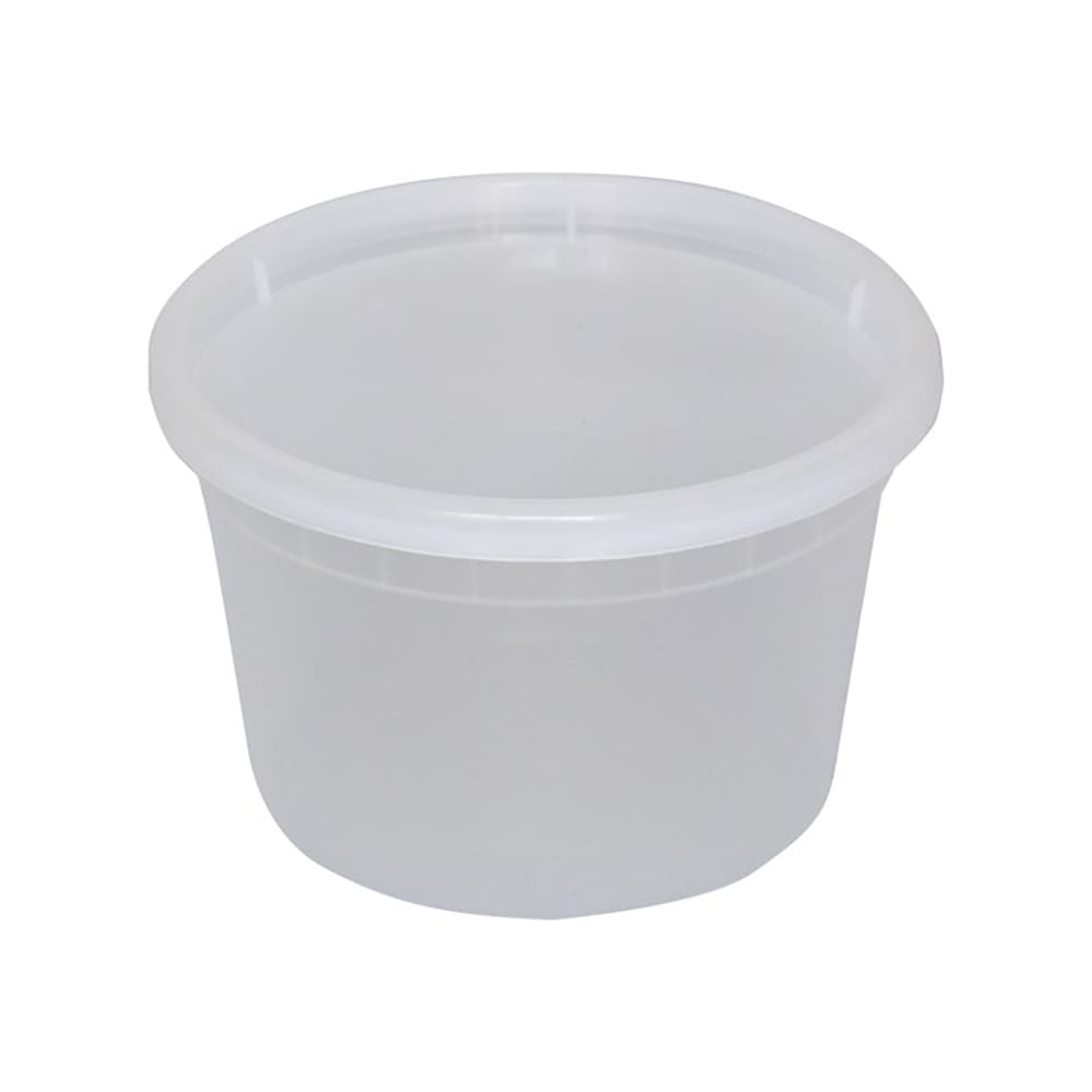 ITI 16 oz Deli Container w/Lid - Polypropylene, Clear (TG-PC-16)