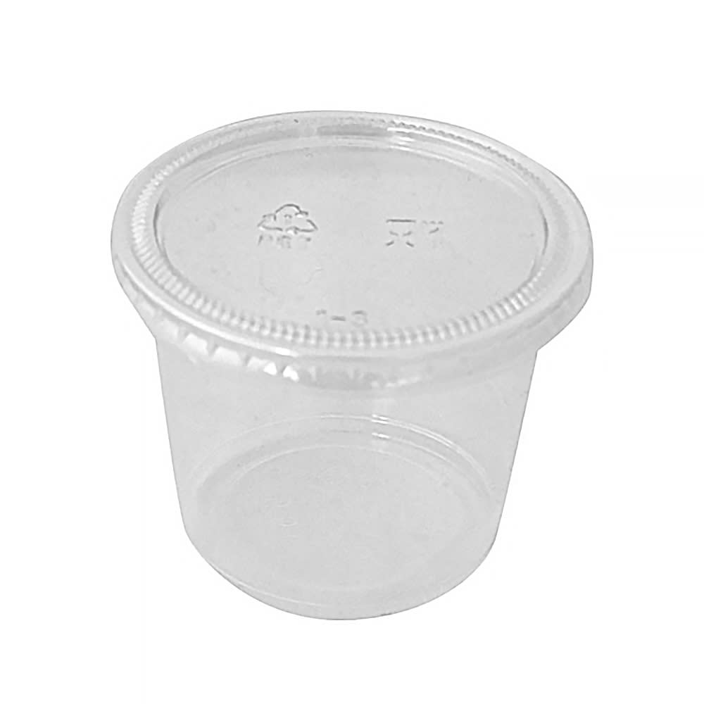 ITI 5 1/2 oz Portion cup w/ Lid - Plastic, Clear (TG-PP-55)