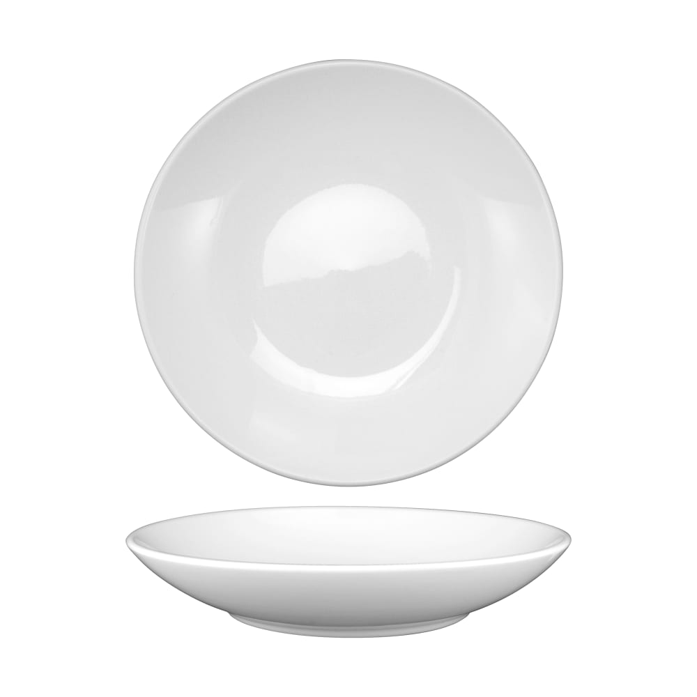 ITI 22 oz Round Torino™ Pasta Bowl - Porcelain, European White (TN-108)