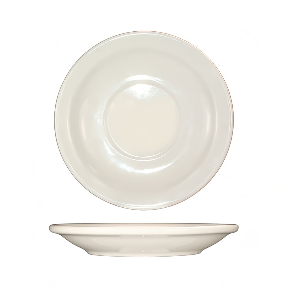 ITI 5 1/2" Round Valencia™ Saucer - Ceramic, American White (VA-2)