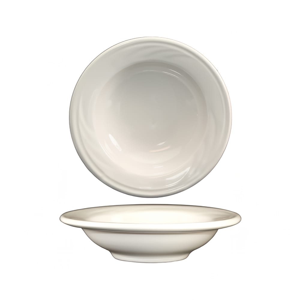 ITI 3 1/2 oz Round York™ Fruit Bowl - Ceramic, American White (Y-11)