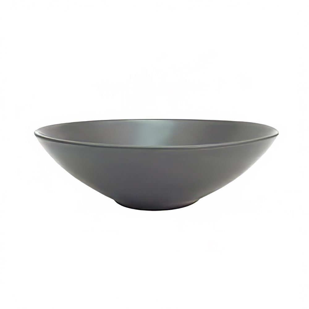 CAC 9" Round Japanese Style Salad Bowl - Ceramic, Black (666-39-BLK)