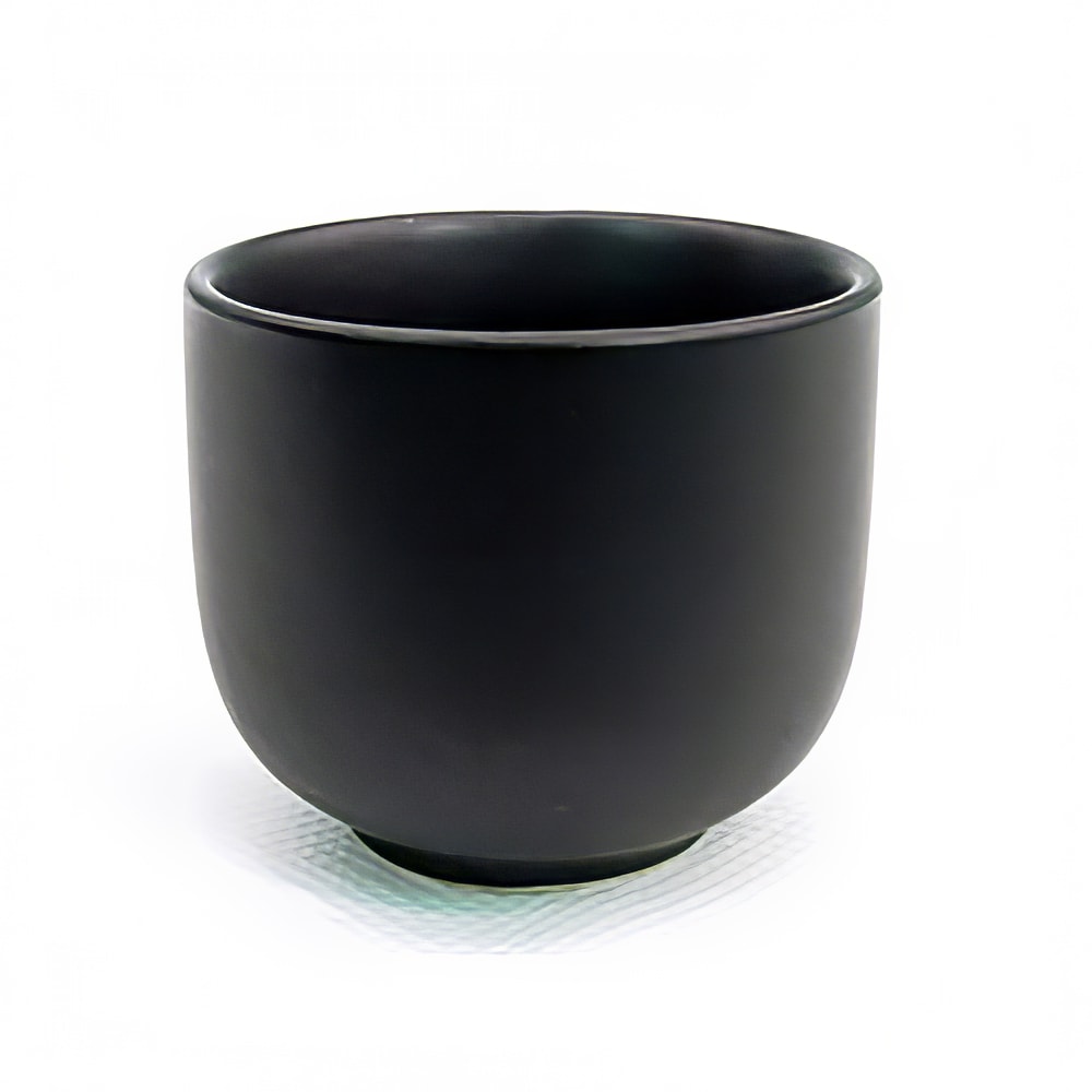 CAC 1 1/2 oz Japanese Style Sake Cup - Ceramic, Black (666-WC-BLK)
