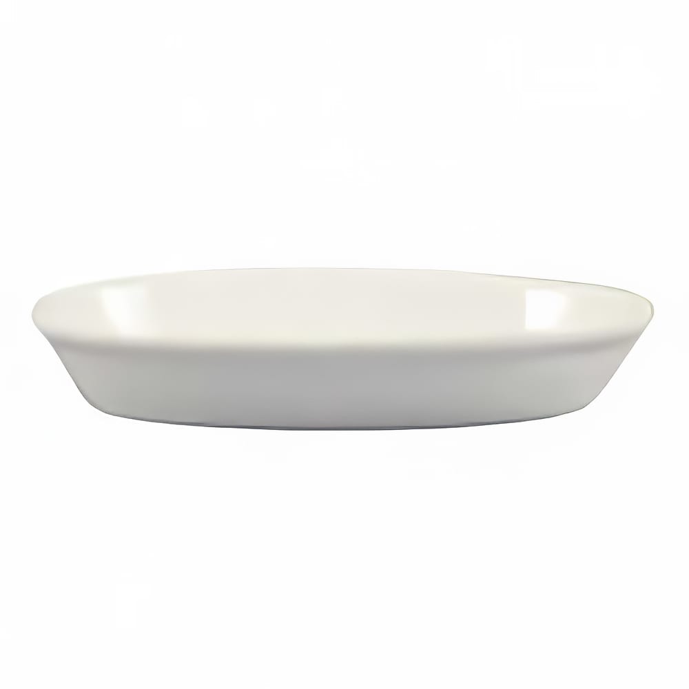 CAC 8 oz. Oval, Porcelain Baking Dish, White (BKW-2)