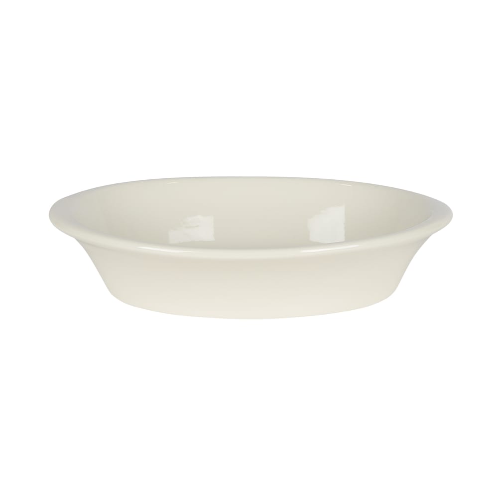 CAC 9 oz. Oval, Porcelain Baking Dish, White (BKW9)