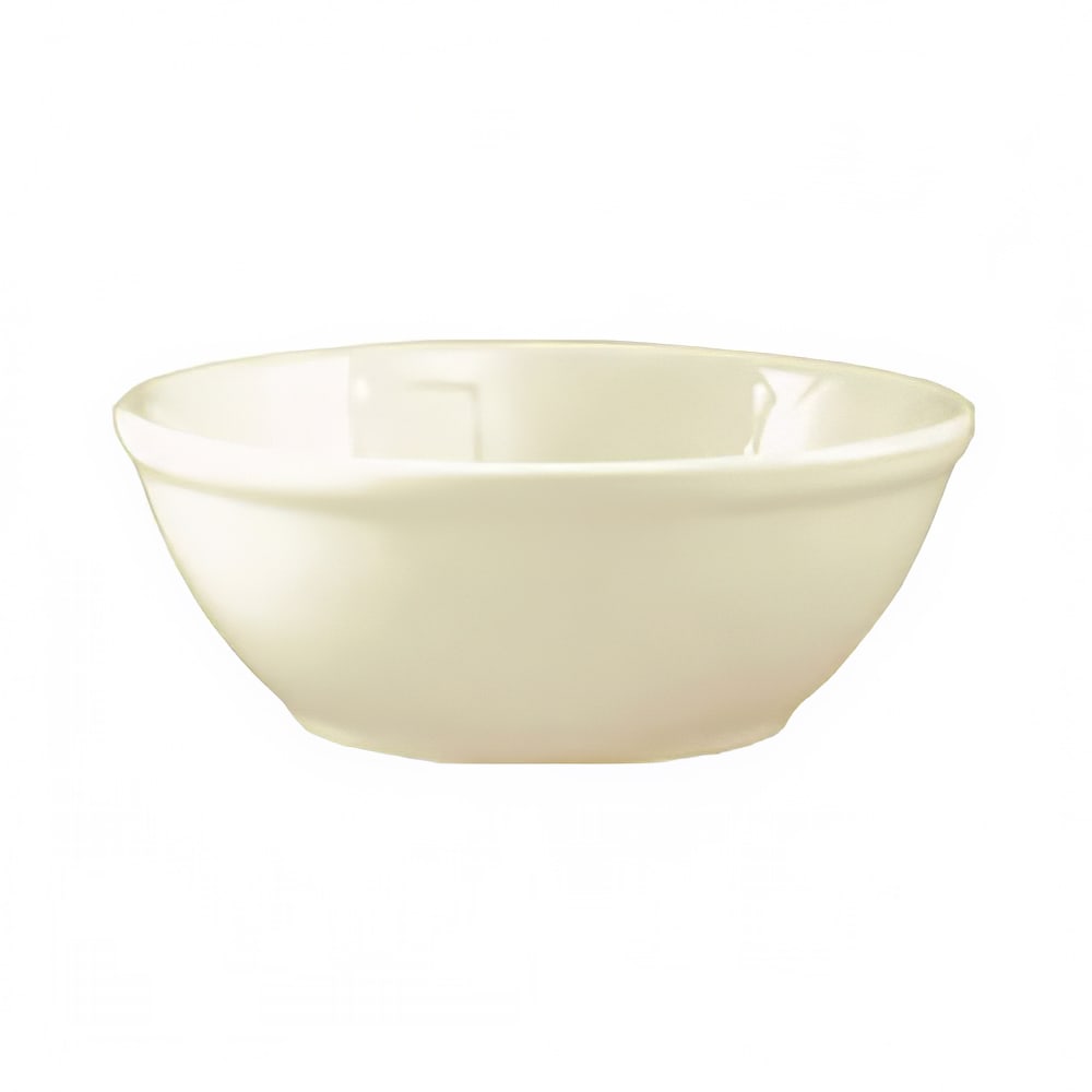 CAC 15 oz Round Franklin Nappie Bowl - Ceramic, European White (FR-18)