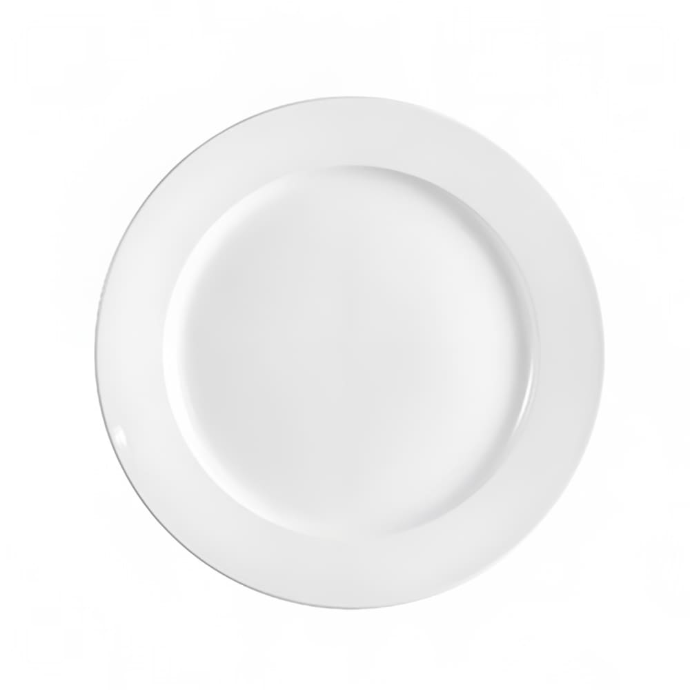 CAC 7 1/4" Round Franklin Plate - Stoneware, European White (FR-7)