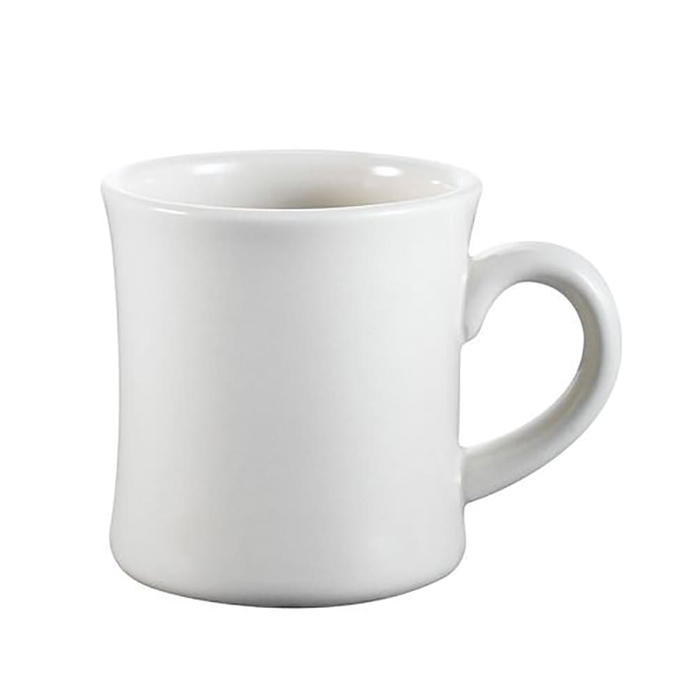 CAC 7 1/2 oz Hartford Mug - Ceramic, American White (HAR753)