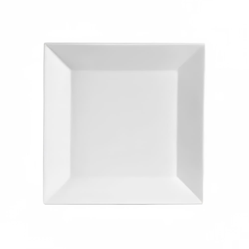 CAC 7" Square Kingsquare Salad Plate - Porcelain, Super White (KSE7)