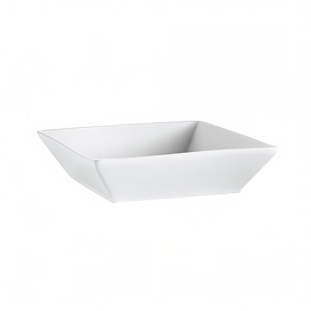CAC 6" Square Kingsquare Soup Bowl - Porcelain, Super White (KSE-B6)