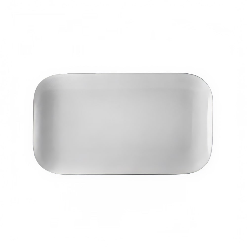 CAC Rectangular Oxford Platter - 13 1/2" x 7 1/2", Porcelain, Bone White (OXF-C14)