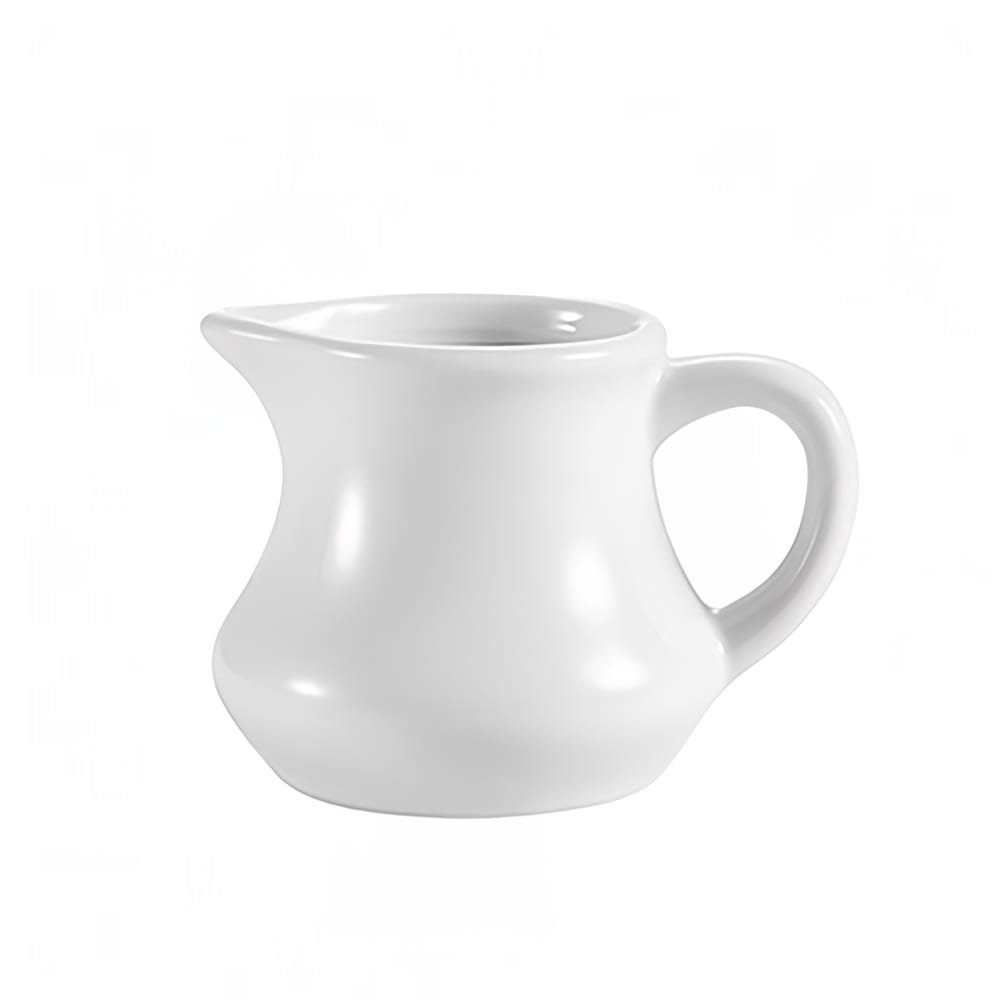 CAC 4 oz Accessories Creamer - Porcelain, Super White (PC4)