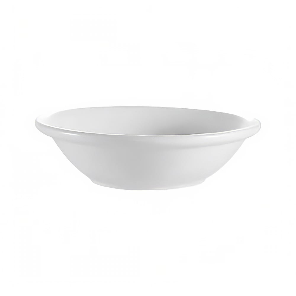 CAC 5 oz Round RCN™ Clinton Fruit Dish - Porcelain, Super White (RCN-11)