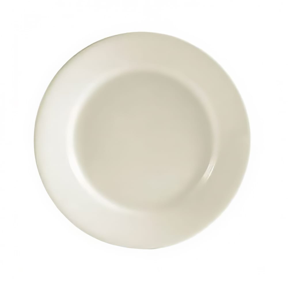 CAC 11 1/4" Round REC Dinner Plate - Stoneware, American White (REC-20)