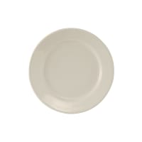 CAC 5 1/2" Round REC Dinner Plate - Stoneware, American White (REC-5) thumbnail 2