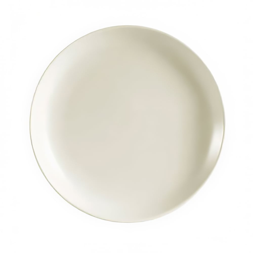 CAC 5 1/2" Round REC Coupe Dinner Plate - Stoneware, American White (REC-5C)