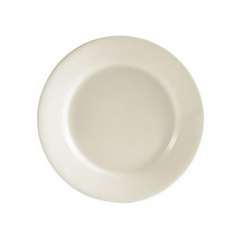 CAC 7 1/8" Round REC Dinner Plate - Stoneware, American White (REC-7)