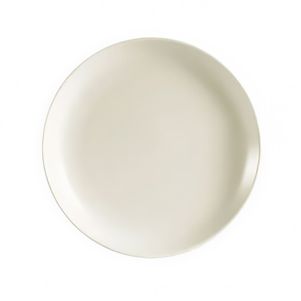 CAC 7 1/2" Round REC Coupe Dinner Plate - Stoneware, American White (REC-7C)