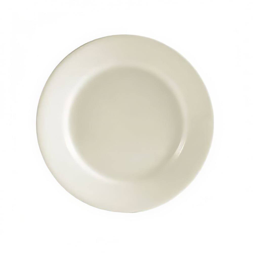 CAC 9 3/4" Round REC Dinner Plate - Stoneware, American White (REC-9)