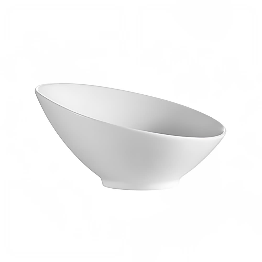 CAC 20 oz Round Sheer Salad Bowl - Porcelain, Bone White (SHERB8)