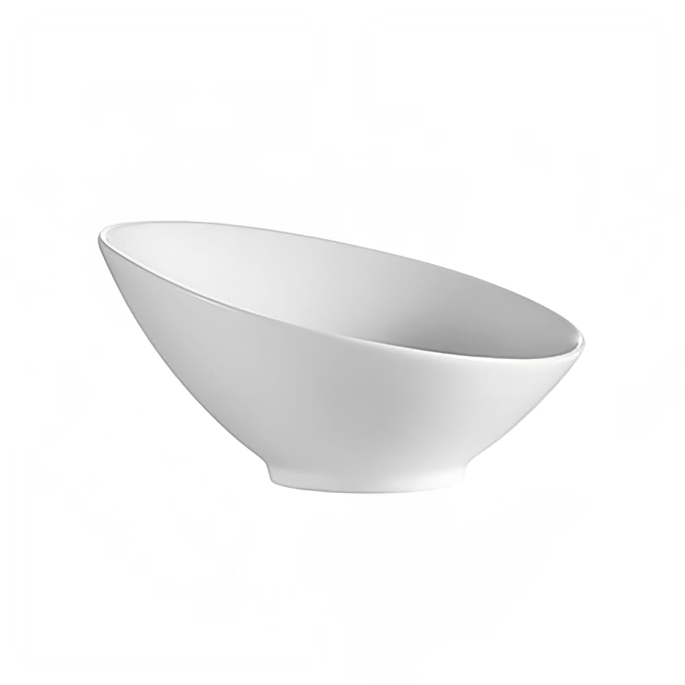 CAC 26 oz Round Sheer Salad Bowl - Porcelain, Bone White (SHERB9)