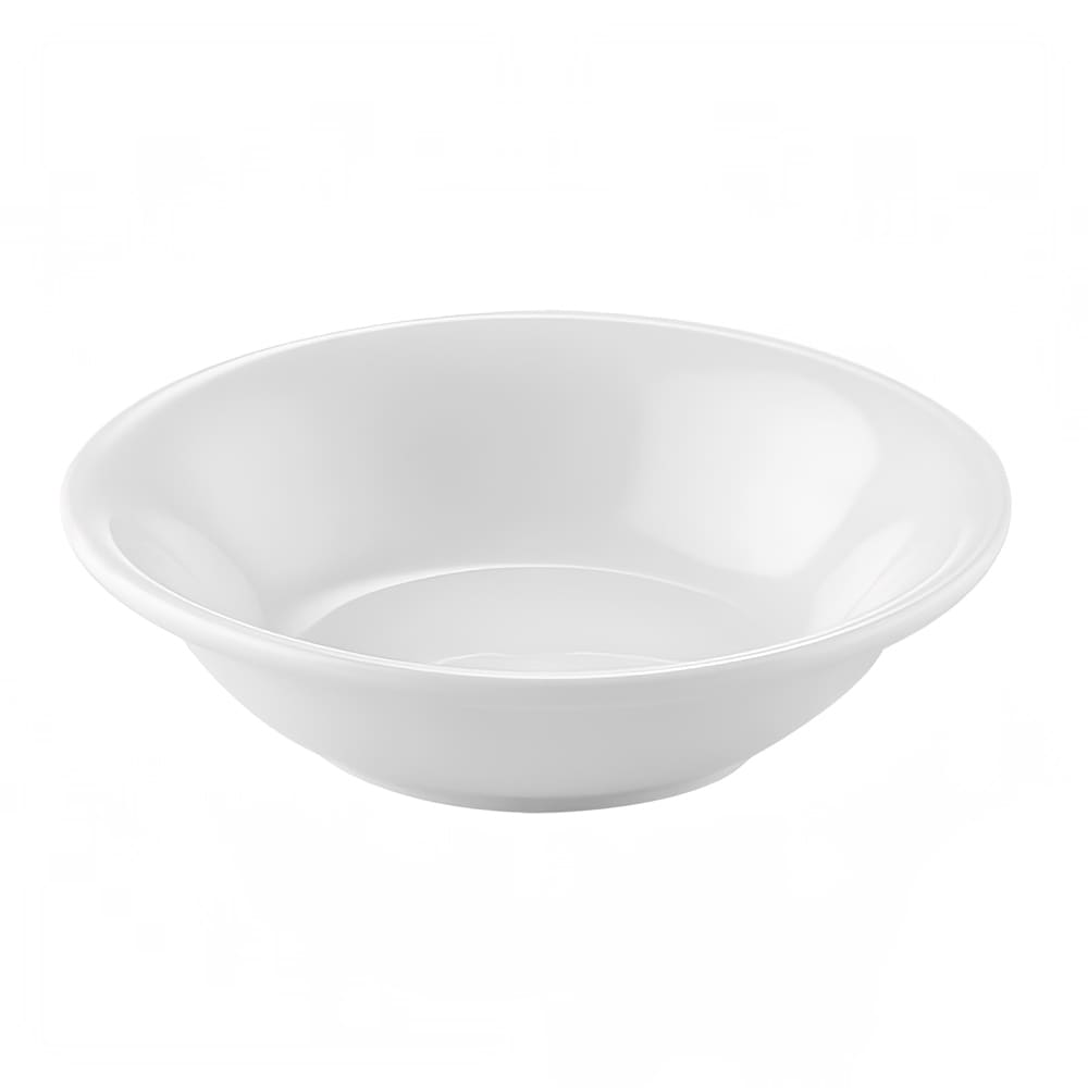 CAC 5 oz Round Universal Fruit Dish - Porcelain, Super White (UVS-11)